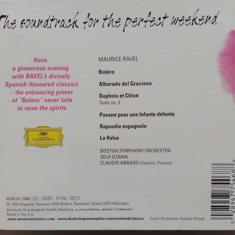 Weekend Classics (CD) A Ravel Weekend