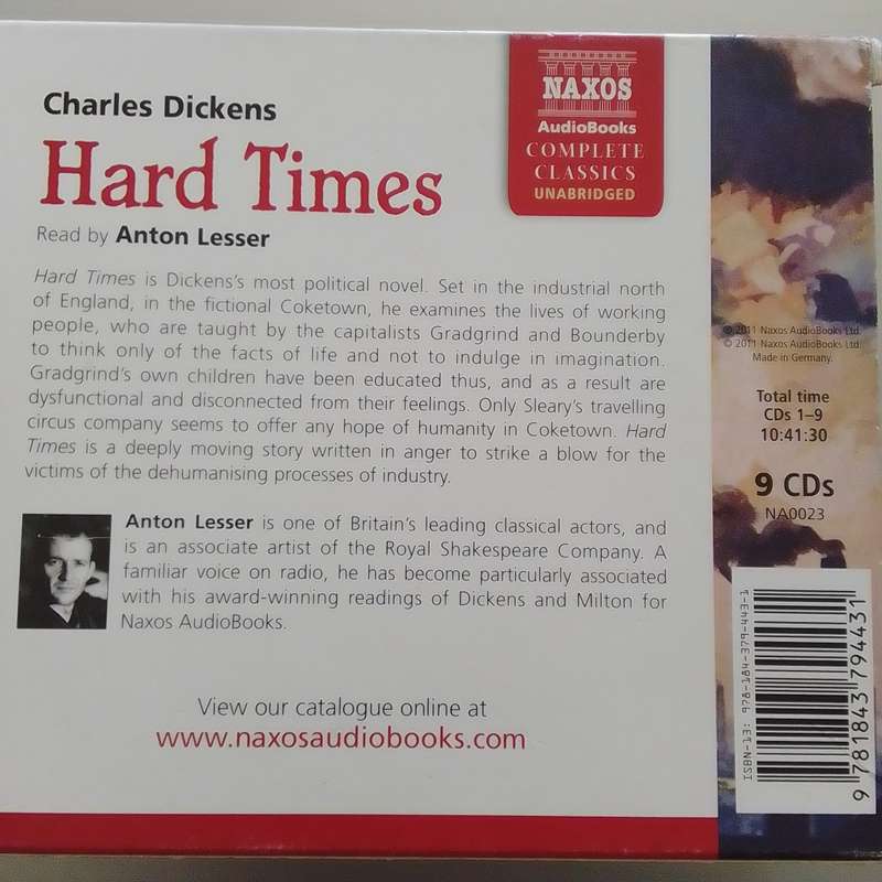 Hard Times (9-CD Audio Book) Charles Dickens