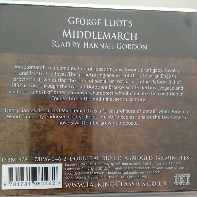Middlemarch (2-CD Audio Book) George Eliot