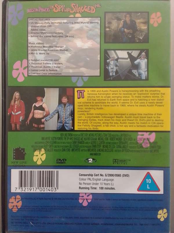 Austin Powers (DVD) The Spy Who Shagged Me