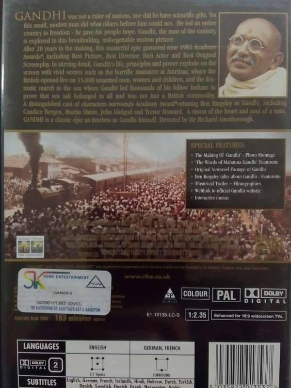 Ghandi (DVD) Ben Kingsley