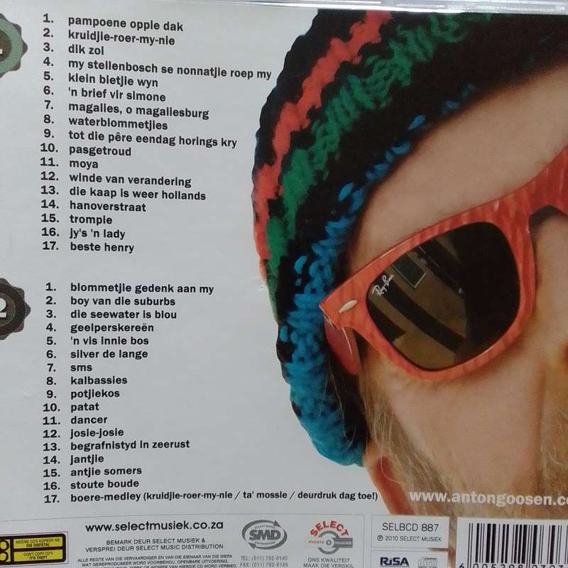 Anton Goosen (CD) Grootste Treffers Van Die Liedjieboer - Dubbel