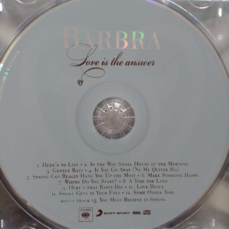 Barbra Streisand (CD) Love Is The Answer