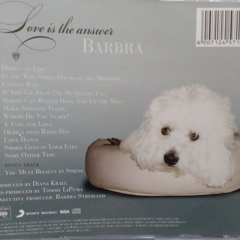 Barbra Streisand (CD) Love Is The Answer