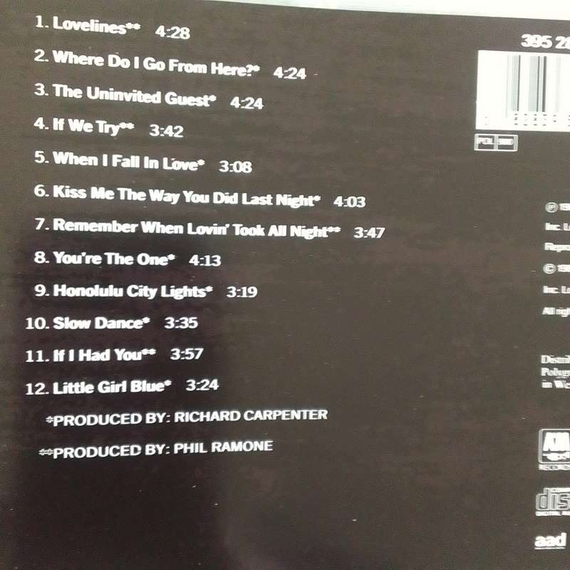 Carpenters (CD) Love Lines