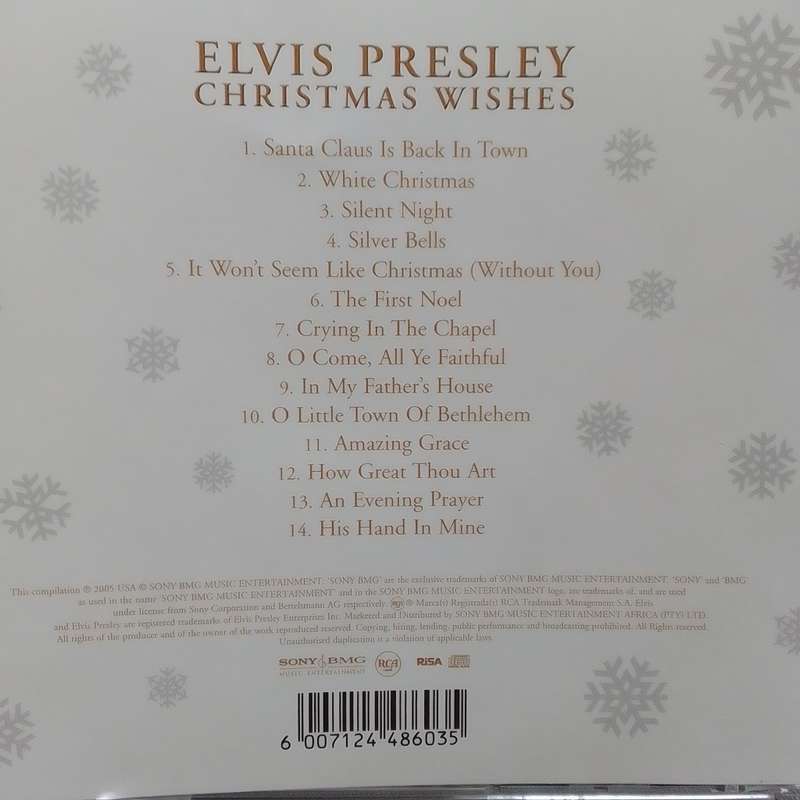 Elvis Presley (CD) Christmas Wishes - Christmas