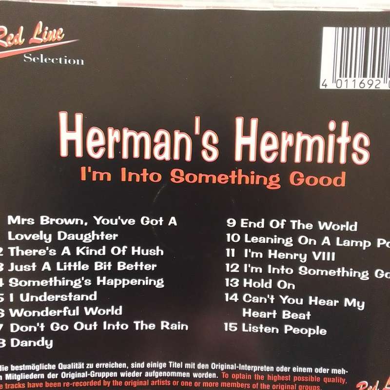 Herman's Hermits (CD) I'm Into Something Good