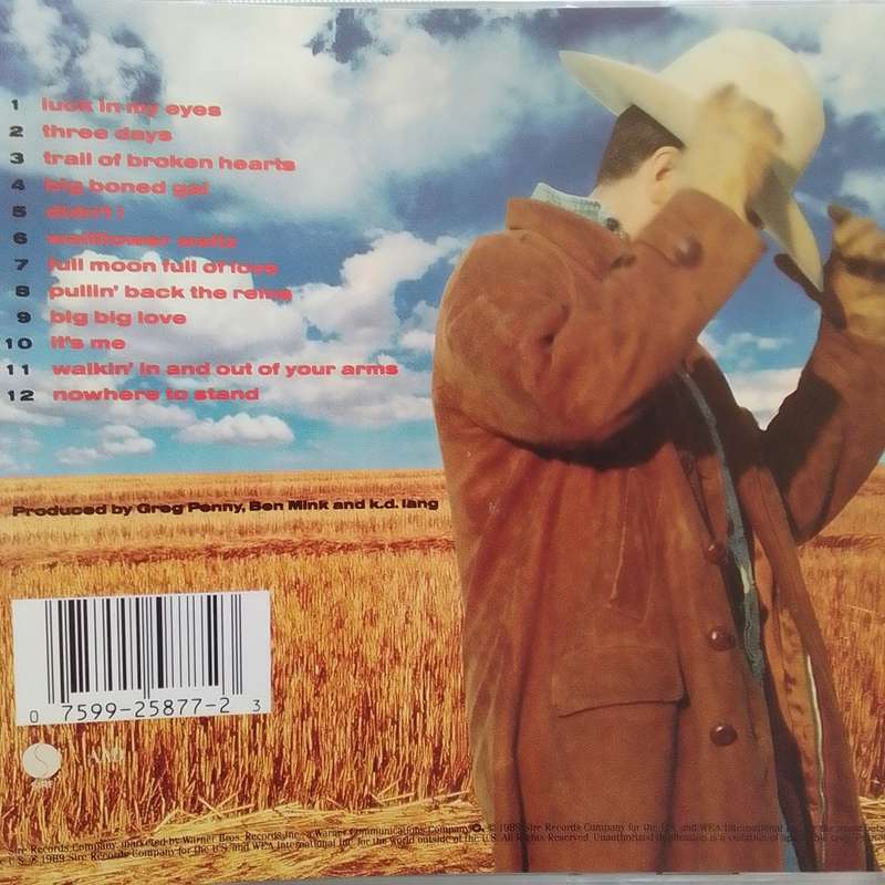 K.D. Lang And The Reclines (CD) Absolute Torch And Twang