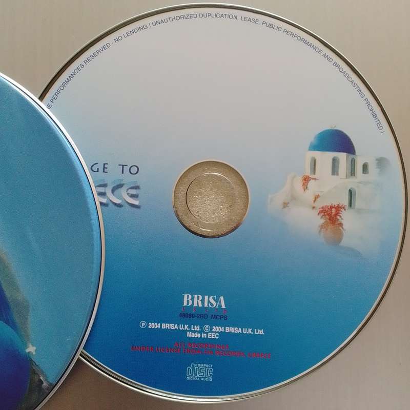 Voyage To Greece (CD) Greek Music Compilation