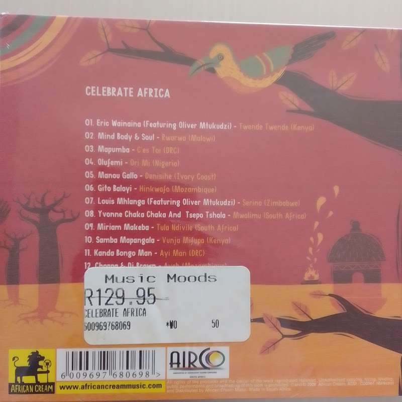 Celebrate Africa (CD) African Cream Compilation (New)