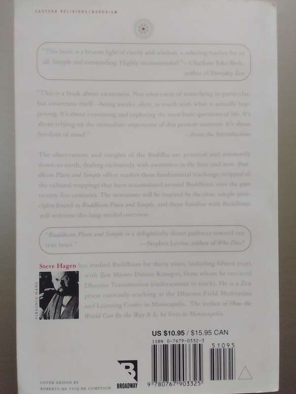 Buddhism Plain & Simple (Paperback) Steve Hagen