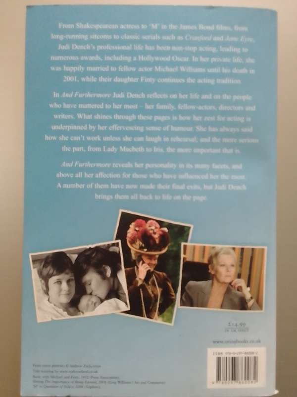 Judi Dench (Paperback) And Furthermore