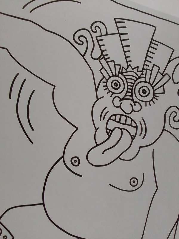 Keith Haring (Soft Cover) Labyrinths of Life and Death