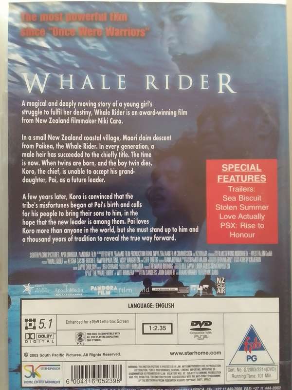 Whale Rider (DVD) Keisha Castle Hughes