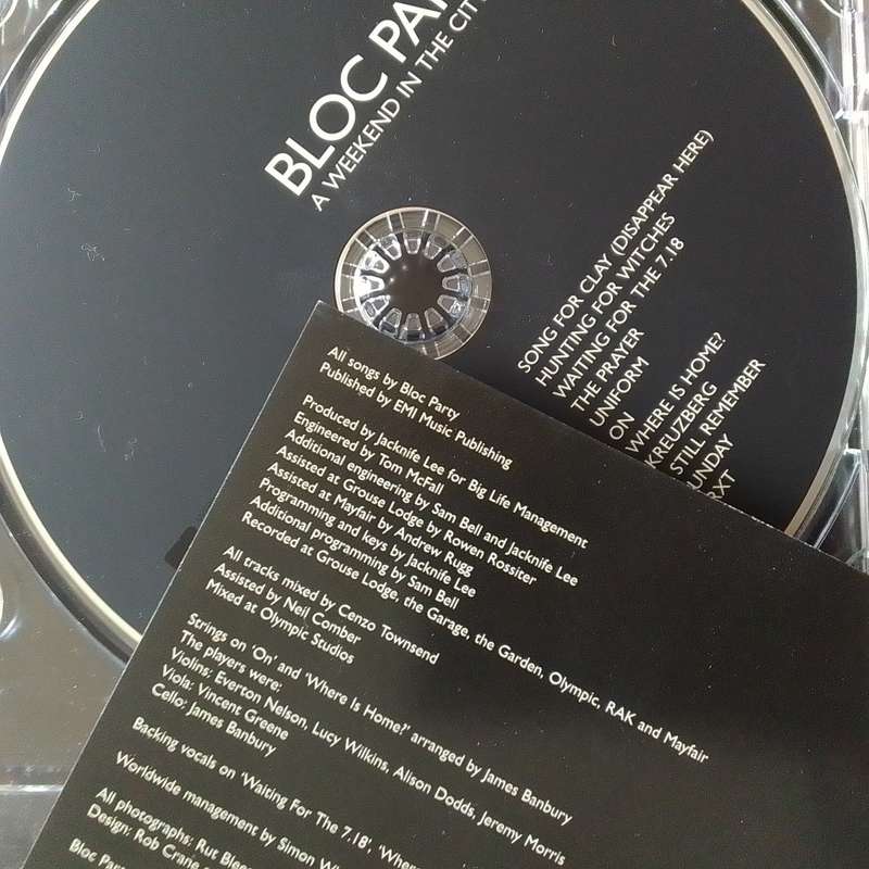 Bloc Party (CD) A Weekend In The City