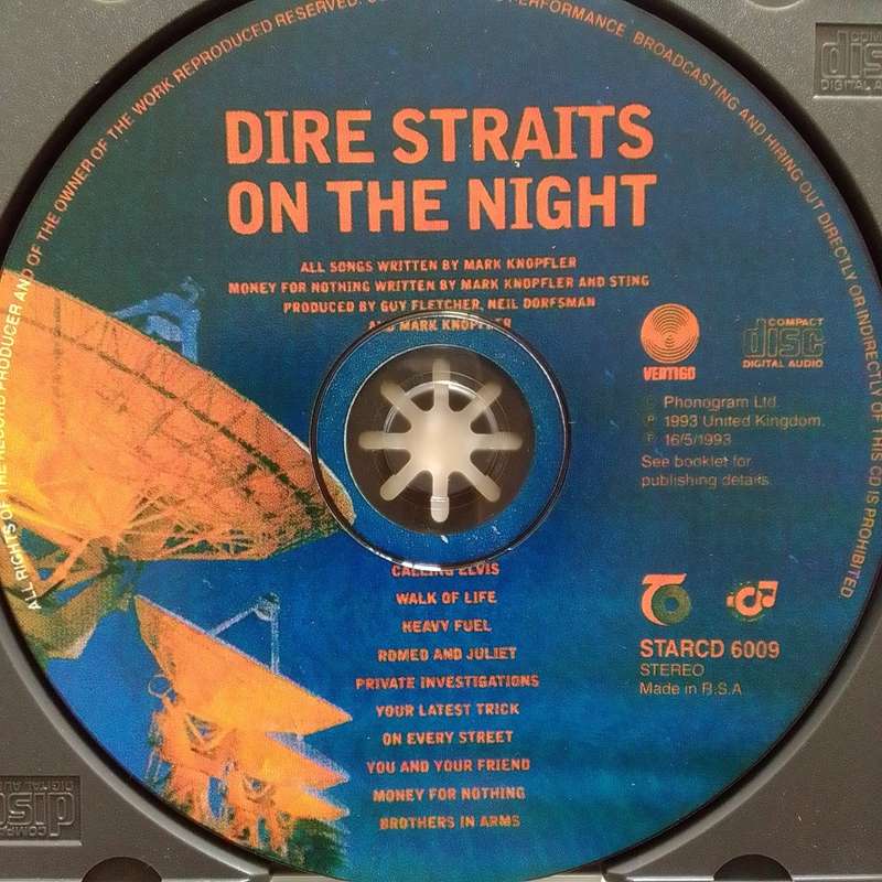 Dire Straits (CD) On The Night