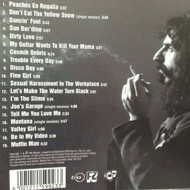 Frank Zappa (CD) Strictly Commercial