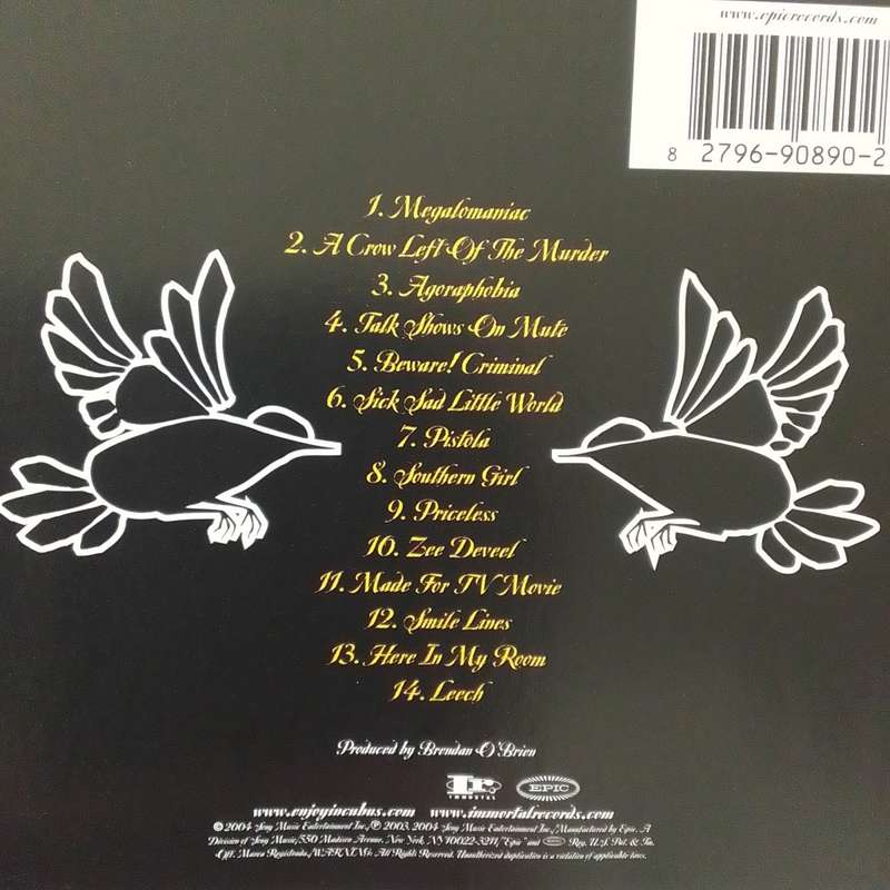 Incubus (CD) A Crow Left Of The Murder ...