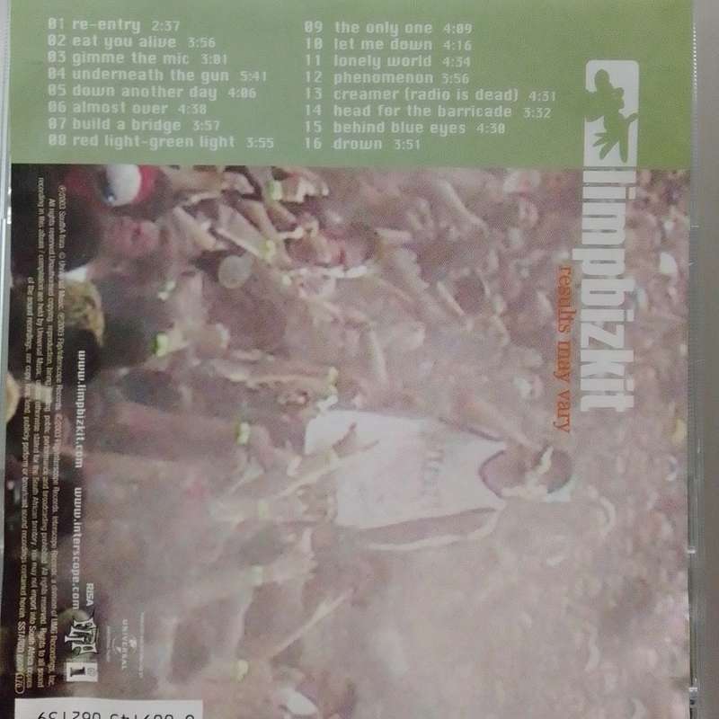 Limpbizkit (CD) Results May Vary