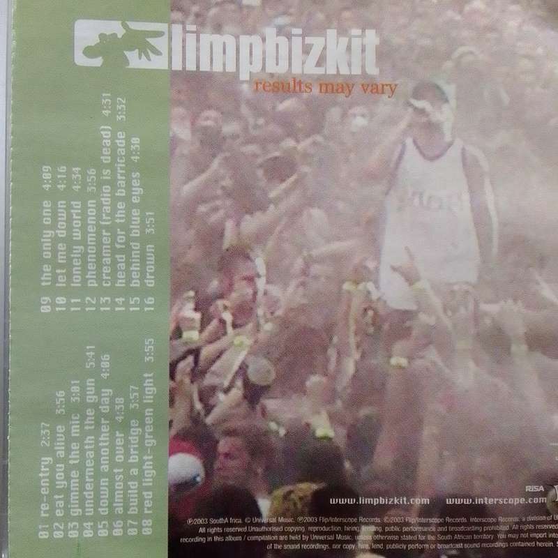 Limpbizkit (CD) Results May Vary
