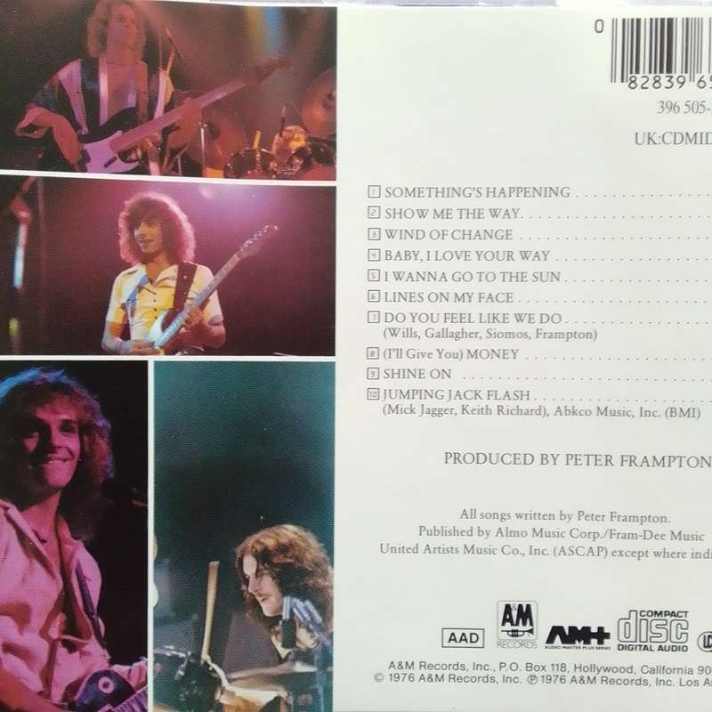 Peter Frampton (CD) Frampton Comes Alive!
