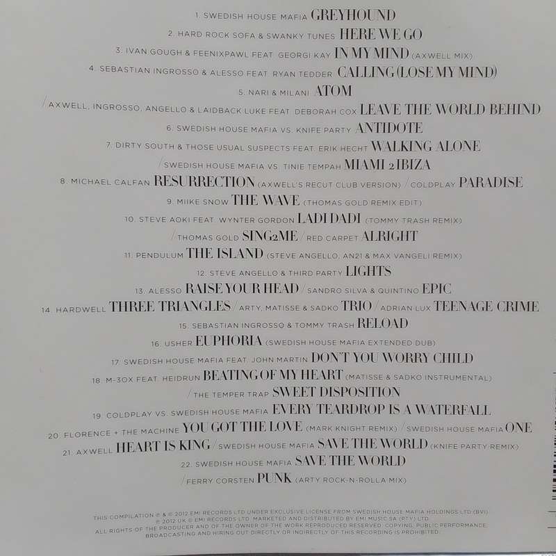 Swedish House Mafia (CD) Until Now