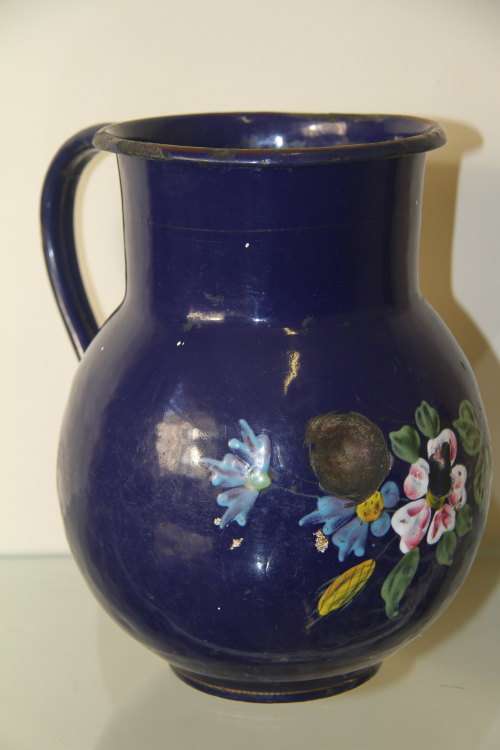 Large enamel jug