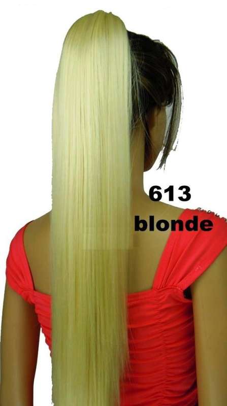 BLONDE HAIR EXTENSIONS PONYTAIL