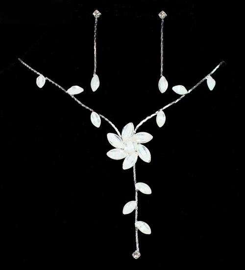 Stunning!!! * Evening Prom Wedding Crystal Diamante Neklace & Earring Set*