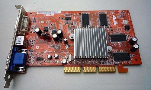 ASUS AGP 4/8X ATI GRAPHICS CARD A9250GE/TD/128M