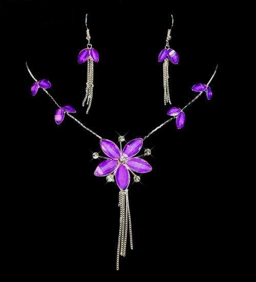 Stunning!! * Prom Evening Crystal Diamante Necklace & Earring Set*