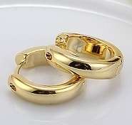 Popular!!! * 9k Solid Gold Hoop Earrings*