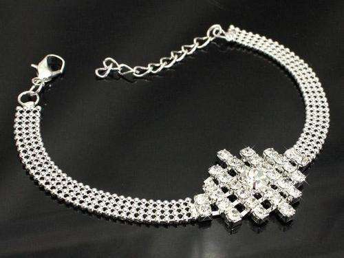 Stunning!! *Evening Prom Fine Crystal Diamante Bracelet*