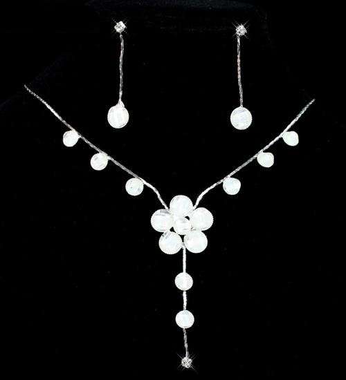 Stunning!! *Evening Wedding Crystal Diamante Necklace & Earring Set*