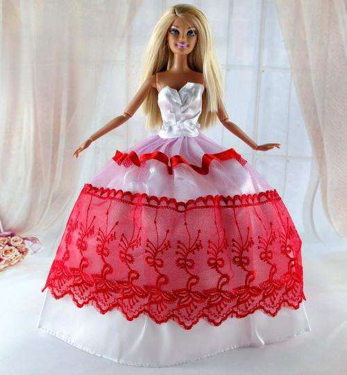 Brand New Handmade Evening Dress Clothes for Barbie Doll
