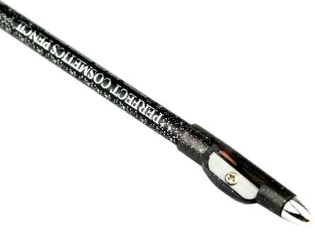 New! MN Perfect Cosmetics Glitter Eyeliner Pencil Black #4