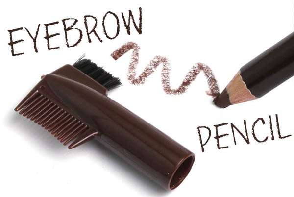 1x Brown Extra Waterproof Eyebrow Pencil with Brush & Comb