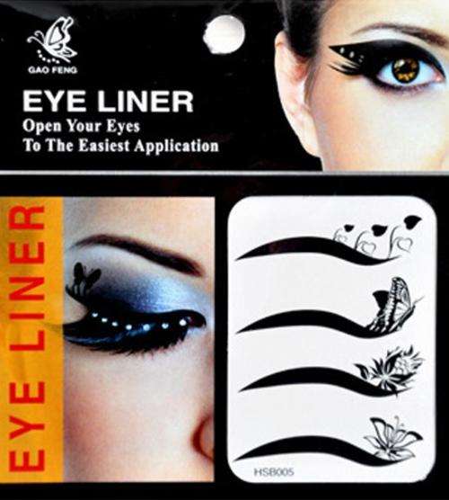 New! Eyeliner Sticker Tattoo Makeup Instant Smoky Eyes 005