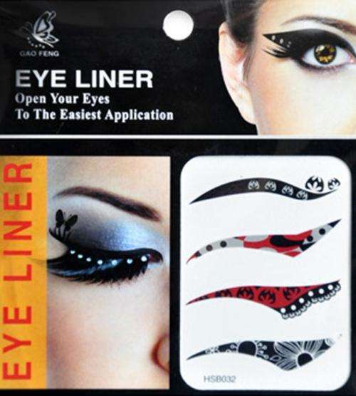New! Eyeliner Sticker Tattoo Makeup Instant Smoky Eyes 032