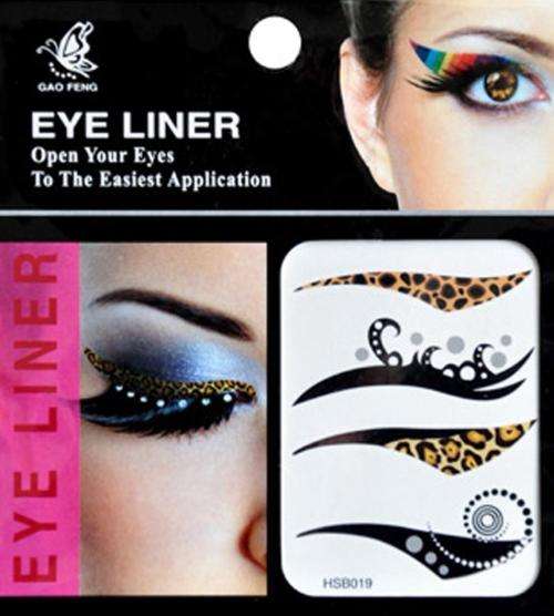 New! Eyeliner Sticker Tattoo Makeup Instant Smoky Eyes 019
