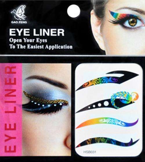 New! Eyeliner Sticker Tattoo Makeup Instant Smoky Eyes 031