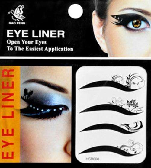 New! Eyeliner Sticker Tattoo Makeup Instant Smoky Eyes 008