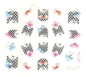 3D Nail Stickers Sheet Nail Art Stickers