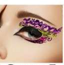New! Face Lace Instant Eyeshadow Sticker Tattoo Makeup