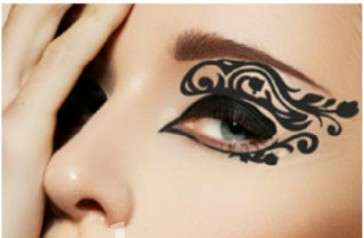 New! Face Lace Instant Eyeshadow Sticker Tattoo Makeup