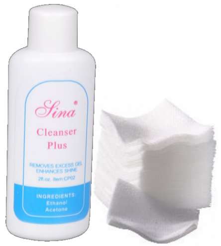 UV Gel Cleanser Finising Wipe 75ml plus 100 Nail Wipes