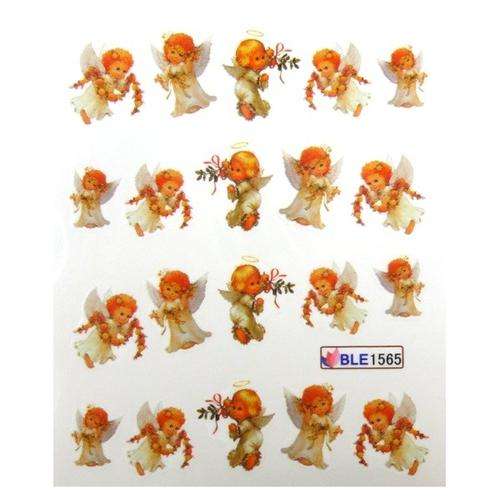 Angel Nail Art Water Decal Stickers Sheet BLE1565