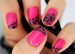 Black & White Lace Nail Art Water Decal Stickers Sheet