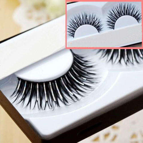 Glitter Party Eyelashes Extensions with glue 51