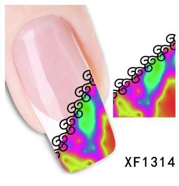 Nail Art Water Decal Stickers Sheet 1314